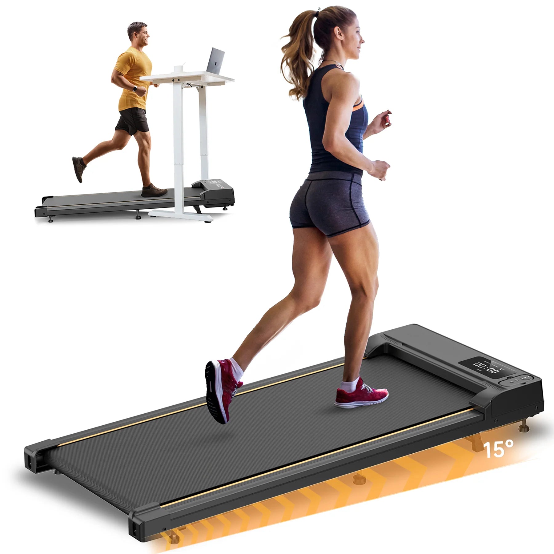 JT31 Tapis de course compact inclinable