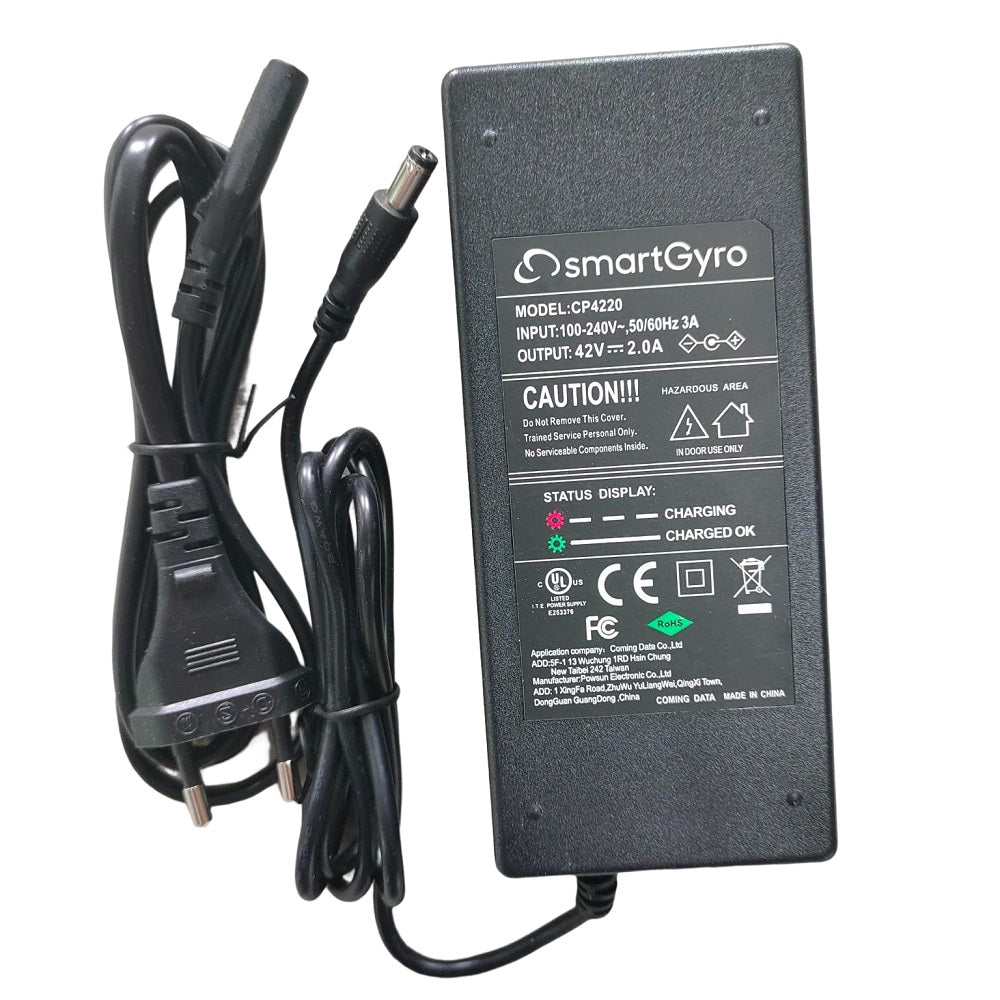 Chargeur 29,4V Pour Batterie Lithium 36V – Compatible Isinwheel, IScooter, GoTrax, Apex, Rival, Certifications UL/CE