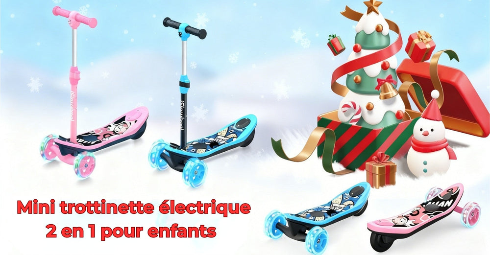 Mini trottinette : cadeaux de Noël pour les enfants