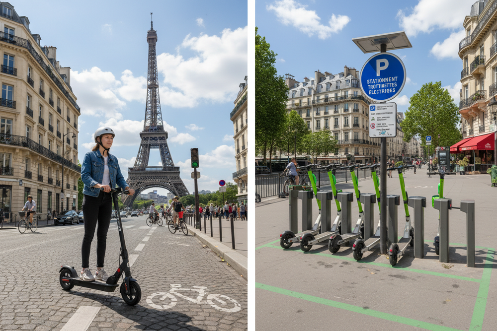 Trottinette individuelle vs libre-service à Paris : quelles différences ?