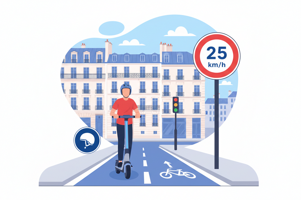 Règles 2026 trottinette électrique en France : vitesses, zones, amendes
