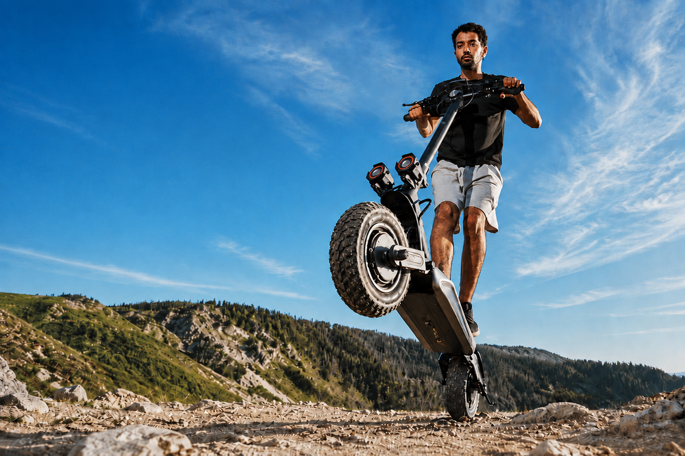 Trottinette Électrique 2400W : la Puissance Extrême du isinwheel GT4 Dual Motor