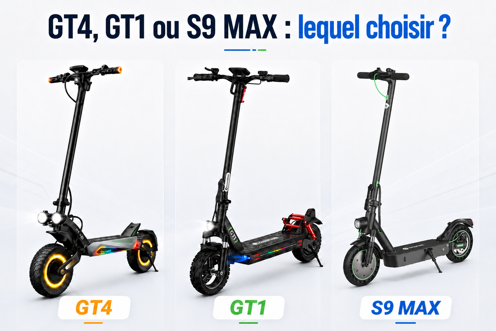 GT4, GT1 ou S9 MAX : lequel choisir ?