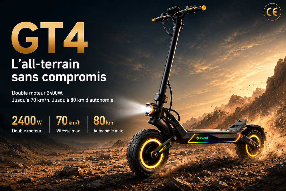 Trottinette Électrique Bimoteur : Pourquoi le GT4 Dual Motor isinwheel est dans une Catégorie à Part
