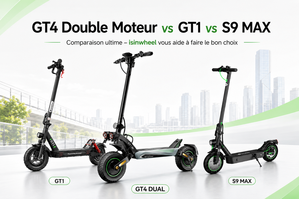GT4 Dual Motor vs GT1 vs S9 MAX : Le Comparatif Ultime isinwheel pour Ne Pas Se Tromper