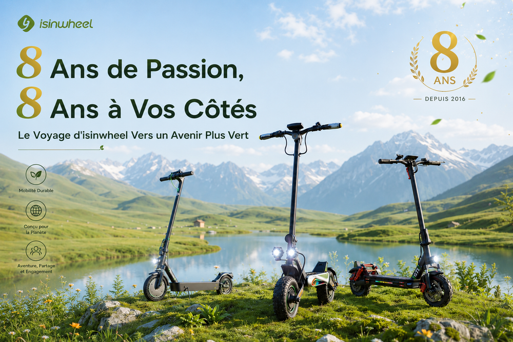 8 Ans de Passion, 8 Ans à Vos Côtés : Le Voyage d'isinwheel Vers un Avenir Plus Vert