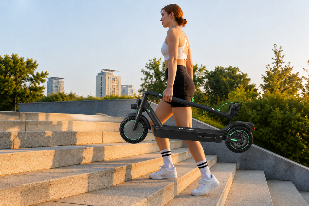Trottinette Électrique Légère : Le isinwheel S9 MAX, le Choix Numéro 1 des Femmes Actives en Ville