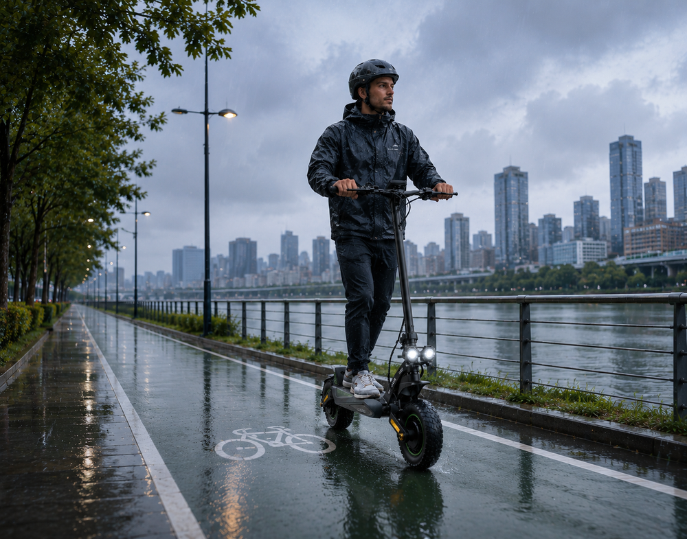 Trottinette Électrique et Pluie : Ce Que Vous Devez Savoir Avant de Prendre la Route par Mauvais Temps