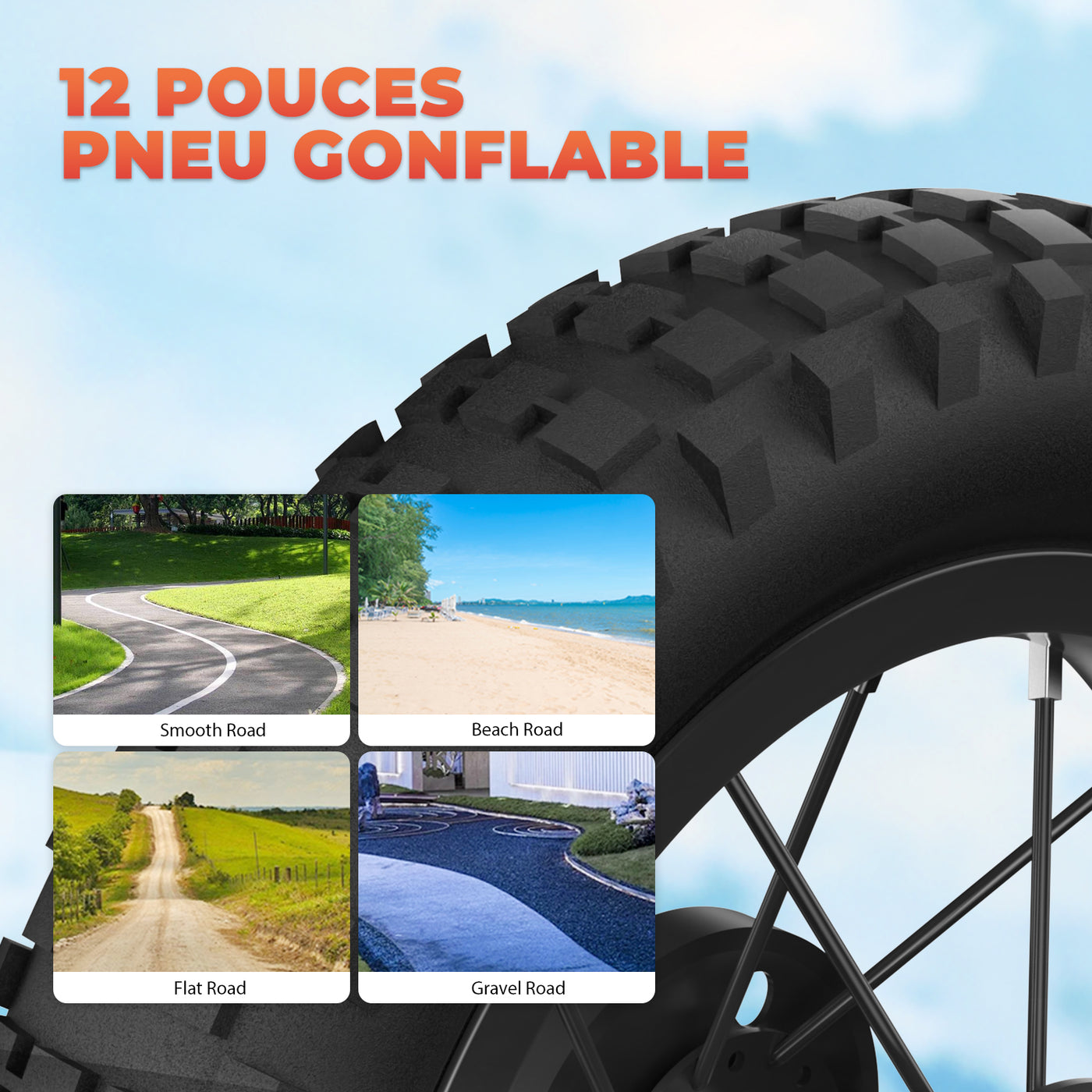 iSinwheel A12 Moto Électrique pour Enfants de 3 à 12 ans