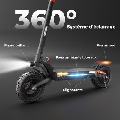 M2 Trottinette électrique tout-terrain 1000 W
