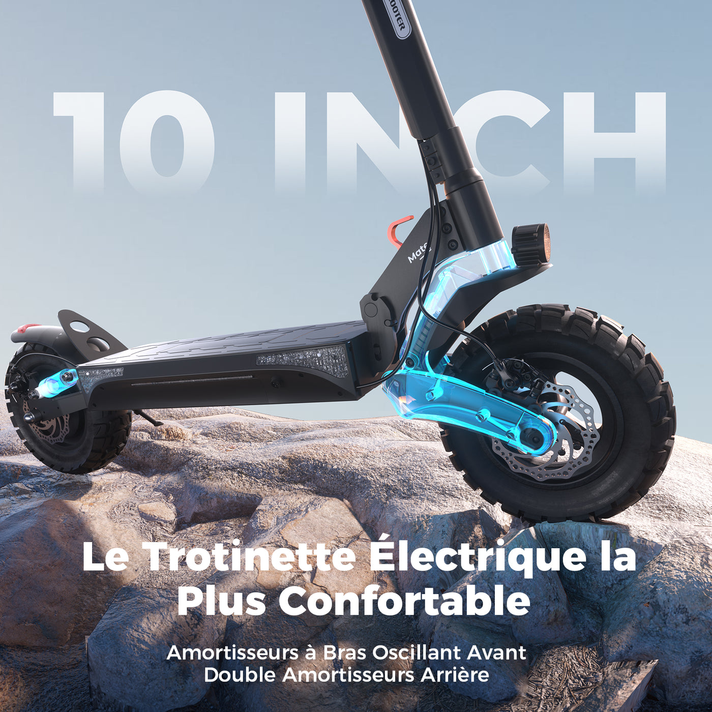M2 Trottinette électrique tout-terrain 1000 W