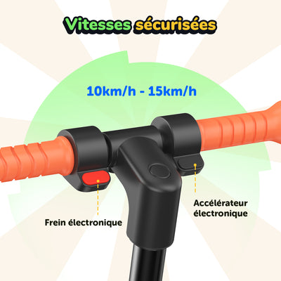 isinwheel S6 trottinette électrique pour enfants et adolescents (Hauteur réglable)