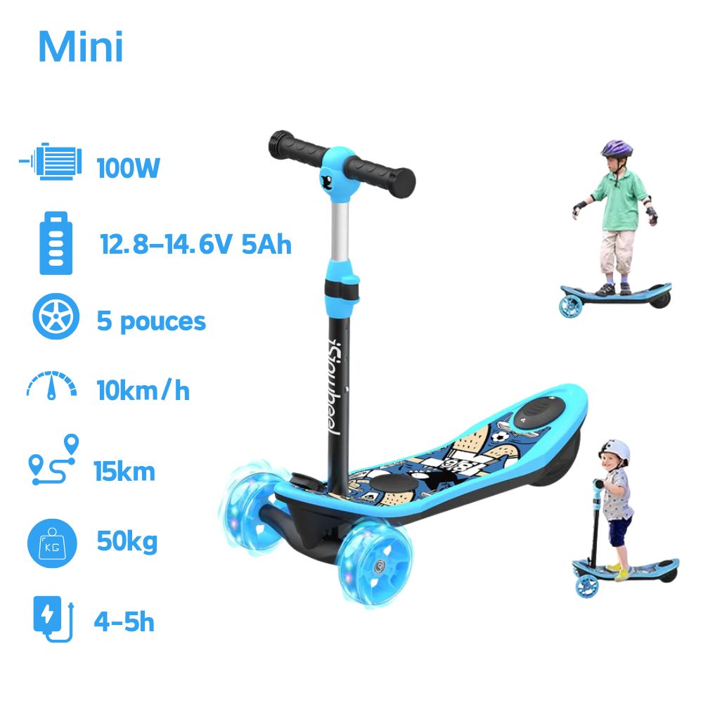 isinwheel MiniSpider trottinette électrique 2 en 1 pour enfants