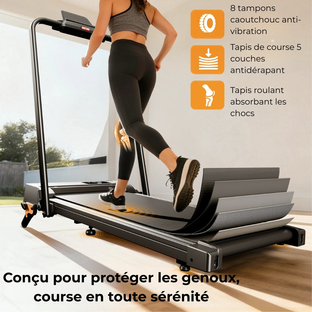 JT52 Tapis de course 2 en 1