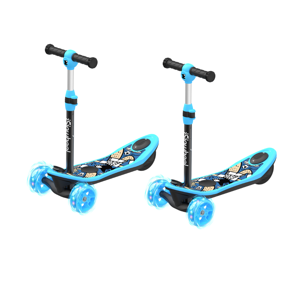 isinwheel® Mini trottinette électrique à 3 roues pour enfants
