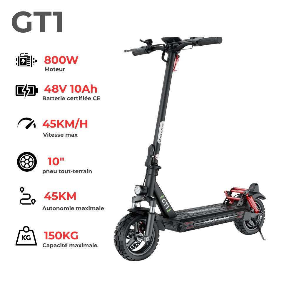 Landturbo Pro Trottinette électrique tout-terrain 1250W