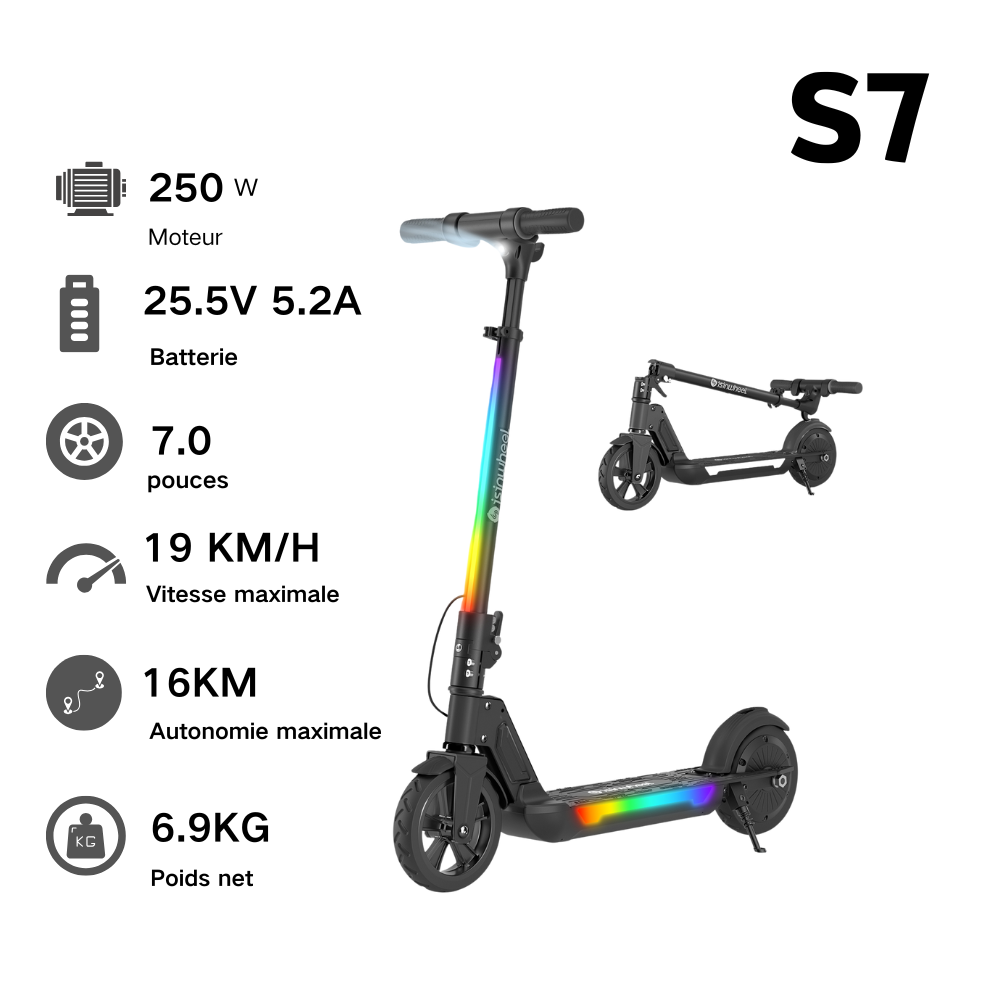 isinwheel Trottinette électrique pour enfants