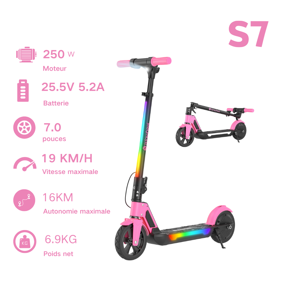 isinwheel Trottinette électrique pour enfants