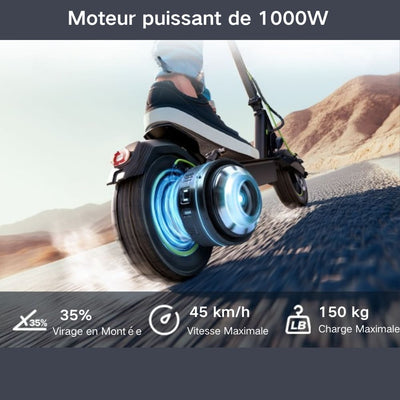 isinwheel® S10MAX Trottinette électrique 1000W