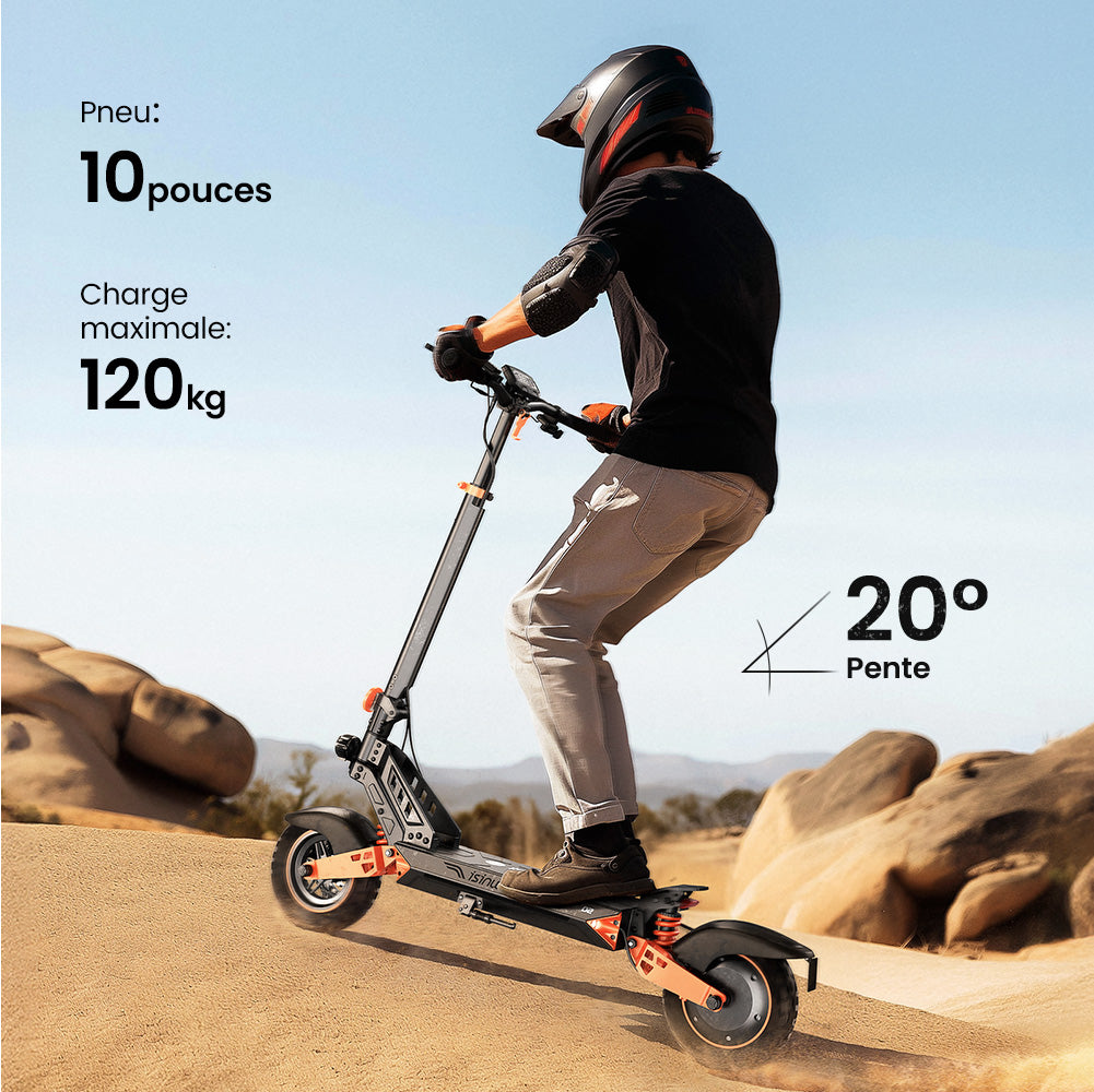 D2/D2plus Trottinette électrique tout-terrain 1000 W