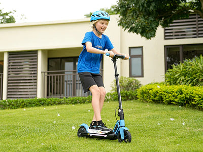 isinwheel® S7 Glow Trotinette Électrique pour Enfants Réglable