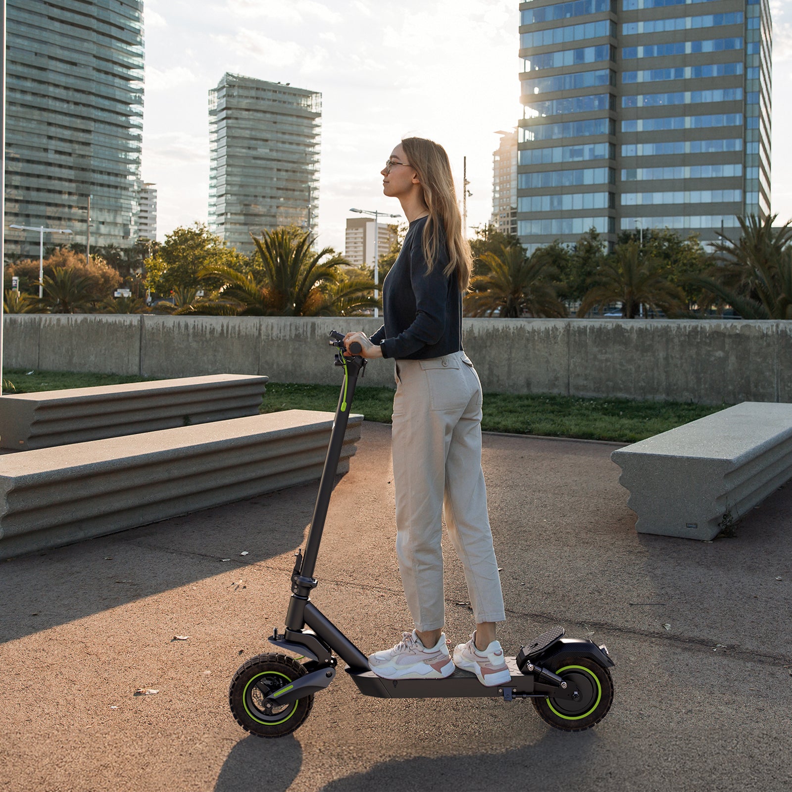 isinwheel® S10MAX Trottinette électrique 1000W