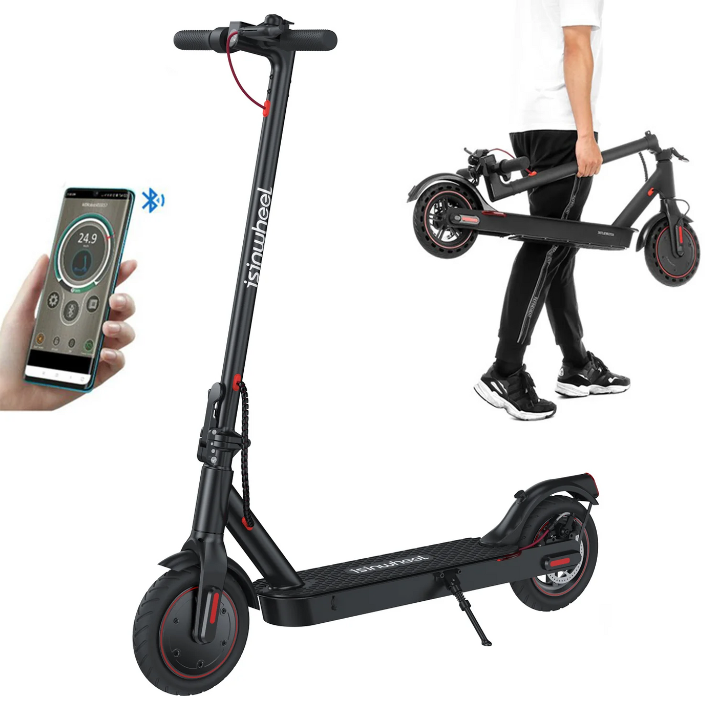 isinwheel® S9Pro Trottinette électrique 350W