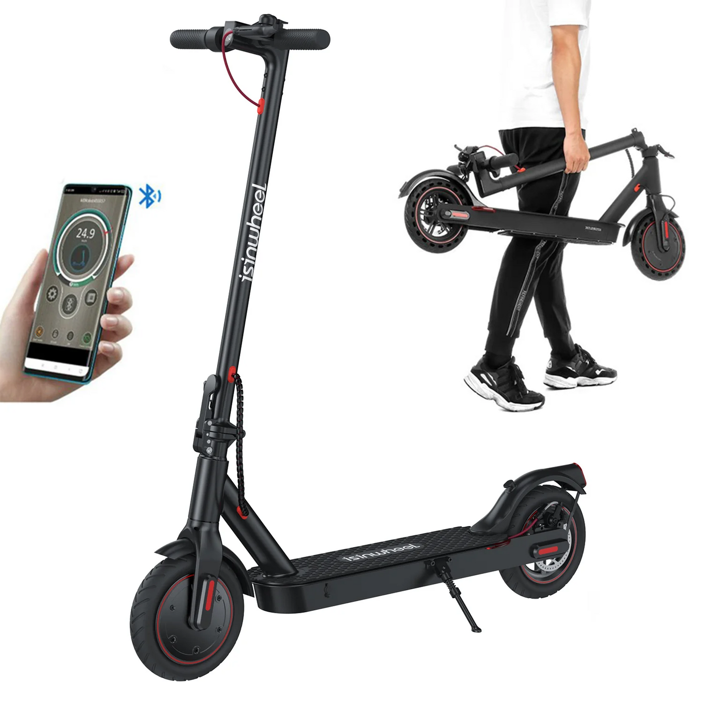 Trottinette électrique adulte pliable - 350W + Phares