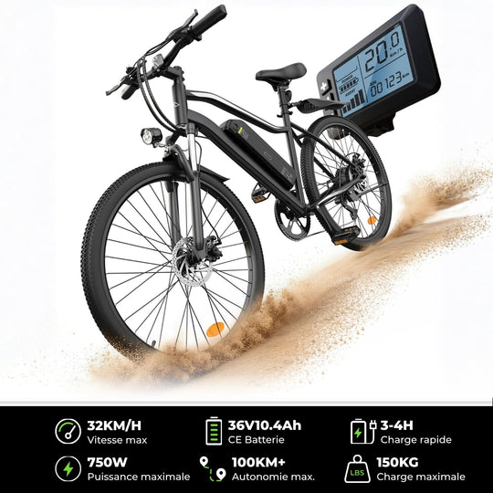 UTTASU Moteur Vélo Électrique - Engrenage 36 Dents Nylon Et Acier Inoxydable Durable