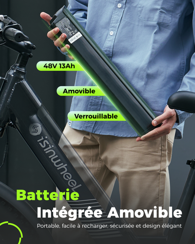 M60 Vélo électrique tout-terrain à gros pneus 750W