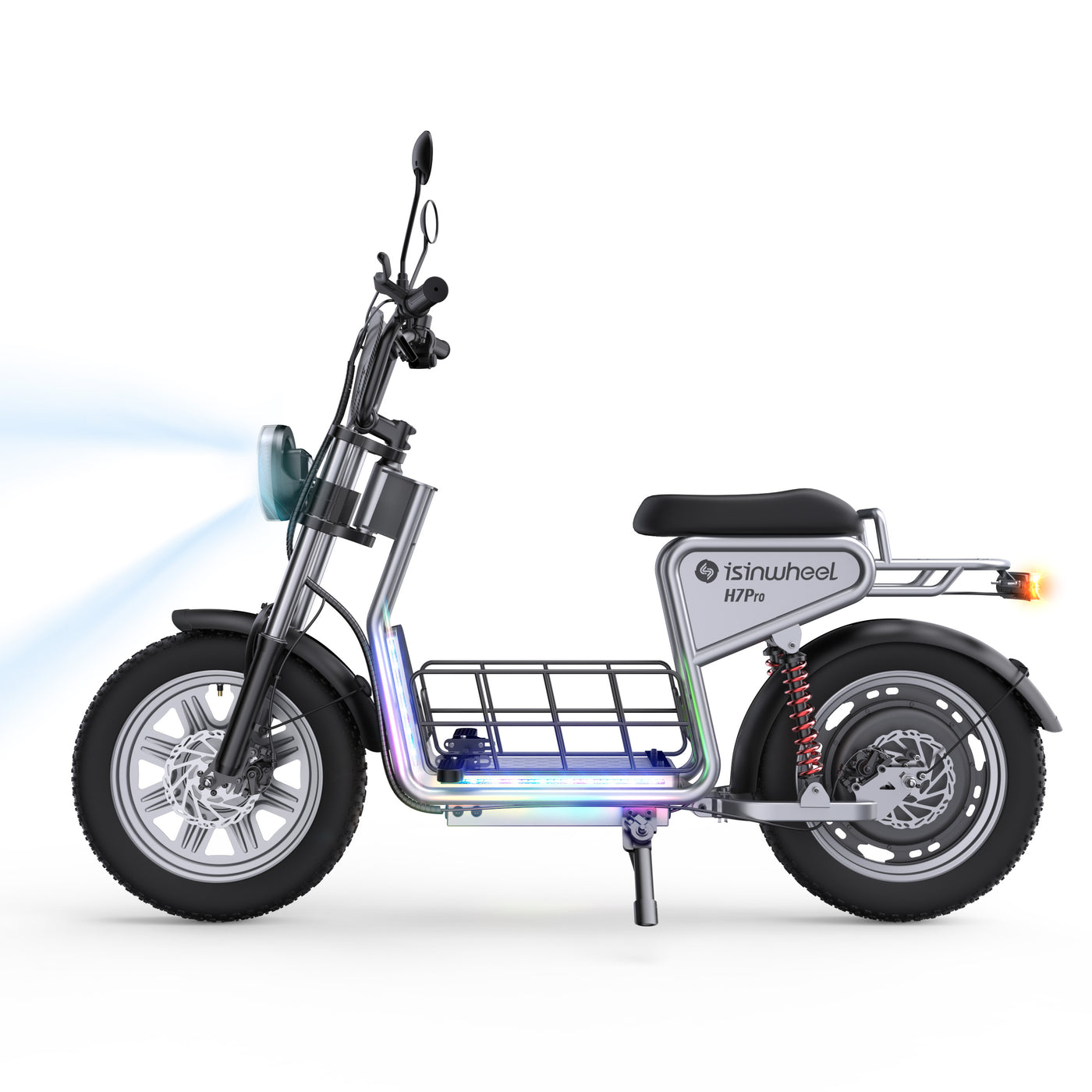 isinwheel H7ProTrottinette électrique  1200 W avec siège