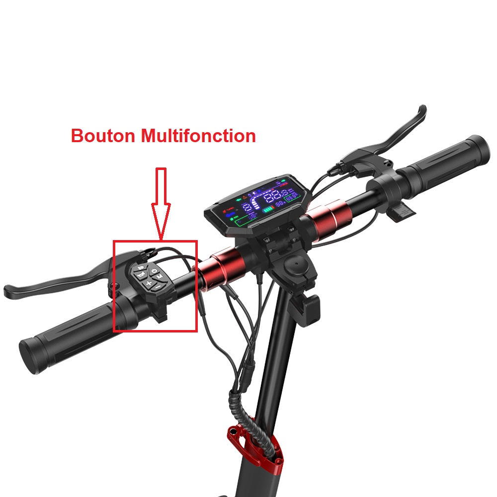 Bouton multifonction pour trottinette électrique tout terrain GT2