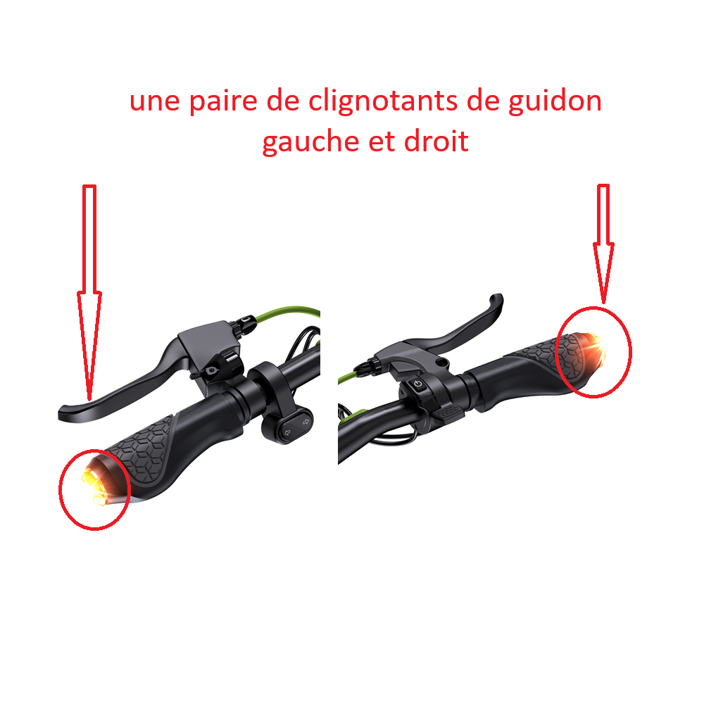 Clignotant de guidon pour trottinette électrique S10MAX Clignotant de guidon pour trottinette électrique S10MAX