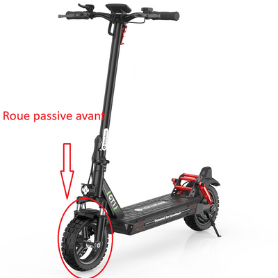 Roue passive avant pour trottinette électrique GT1