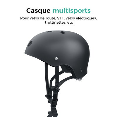 Trottinette électrique ou casque de vélo avec lumière