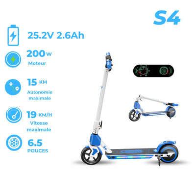 isinwheel MiniSpider trottinette électrique 2 en 1 pour enfants