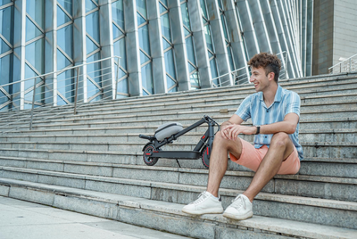 trottinette électrique Double d'absorption des chocs e scooter Pliage