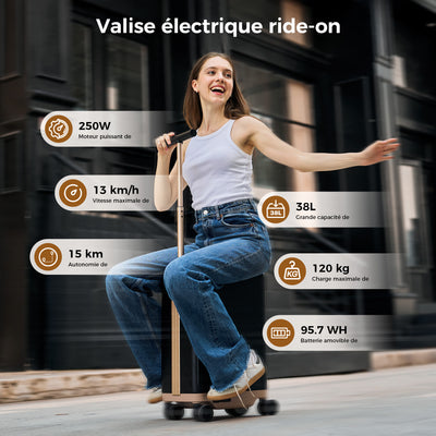 Valise Électrique 20" - Approuvée Compagnies Aériennes