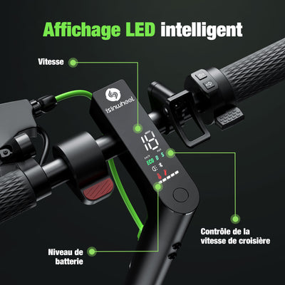 isinwheel® S9MAX Trottinette électrique 500W