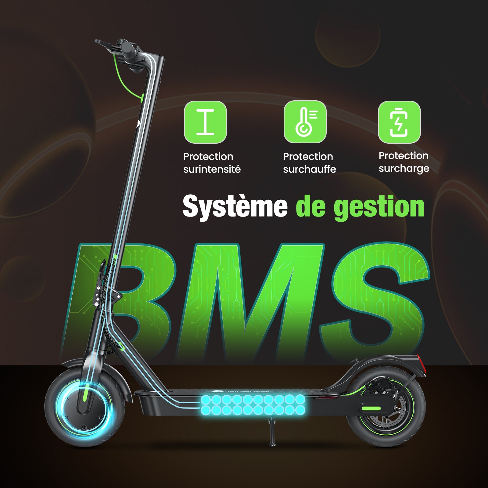 Système de gestion de batterie BMS intelligent pour vélo électrique et trottinette