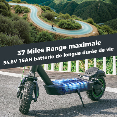 isinwheel GT1 Trottinette électrique tout terrain 800W
