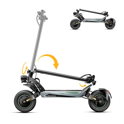 GT4 Trottinette électrique tout-terrain à double moteur 2400W