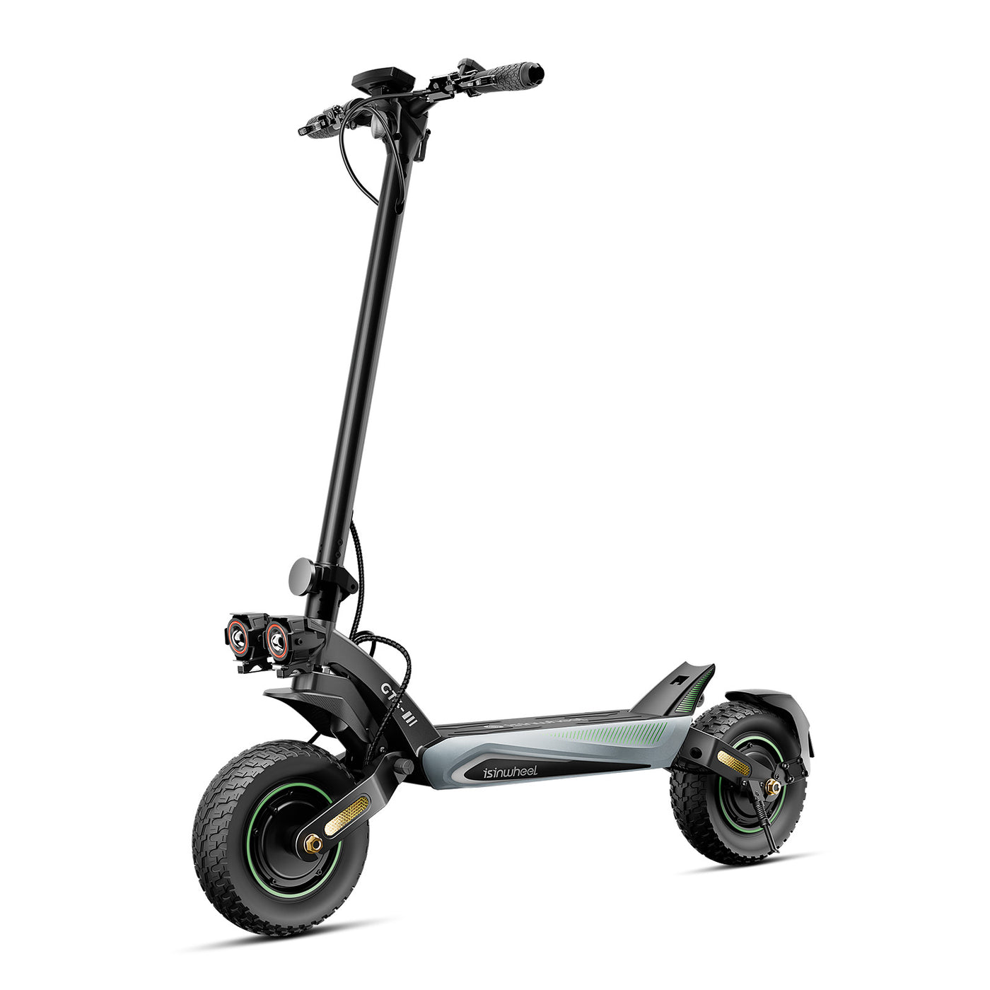 GT4 Trottinette électrique tout-terrain à double moteur 2400W