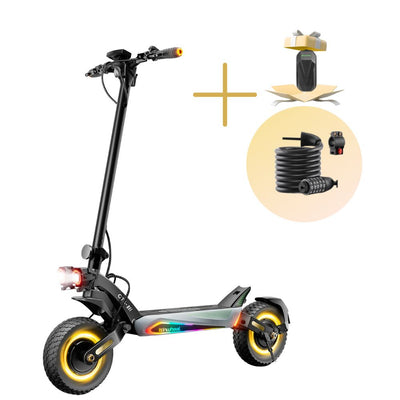 GT4 Trottinette électrique tout-terrain à double moteur 2400W