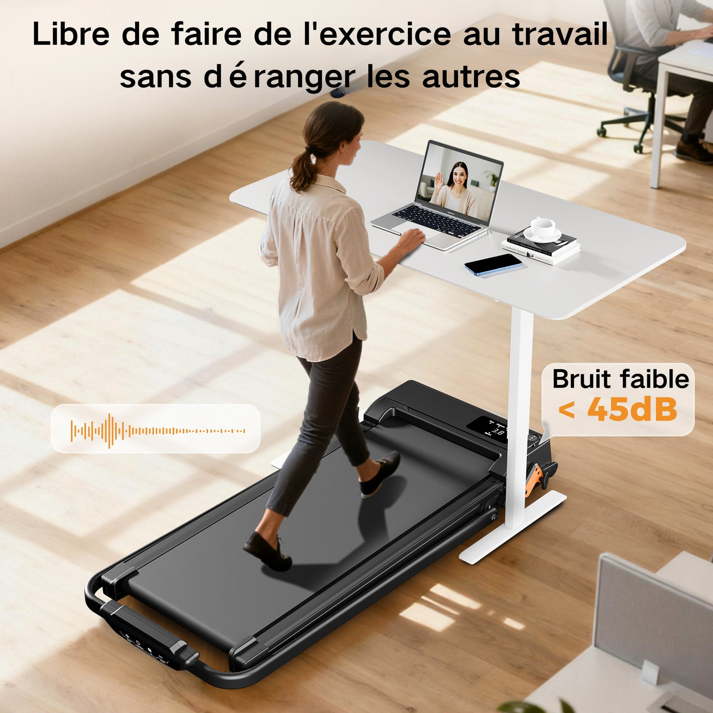 JT52 Tapis de course 2 en 1