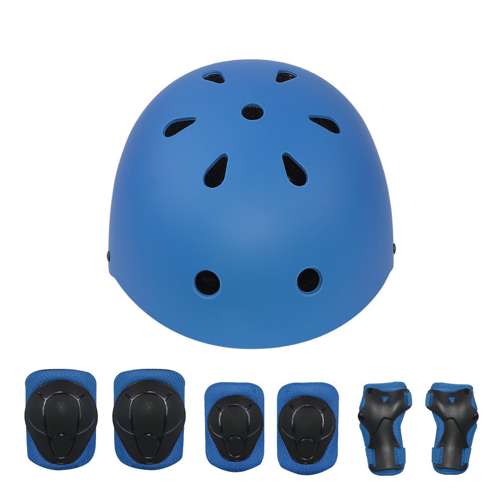 Casque Classique Élégant pour Enfants Bleu