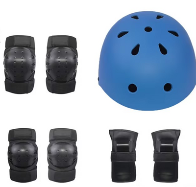 Casque Classique Élégant pour Enfants Bleu