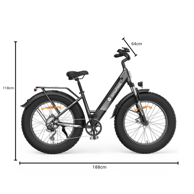 M60 Vélo électrique tout-terrain à gros pneus 750W