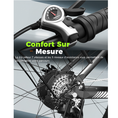 M60 Vélo électrique tout-terrain à gros pneus 750W