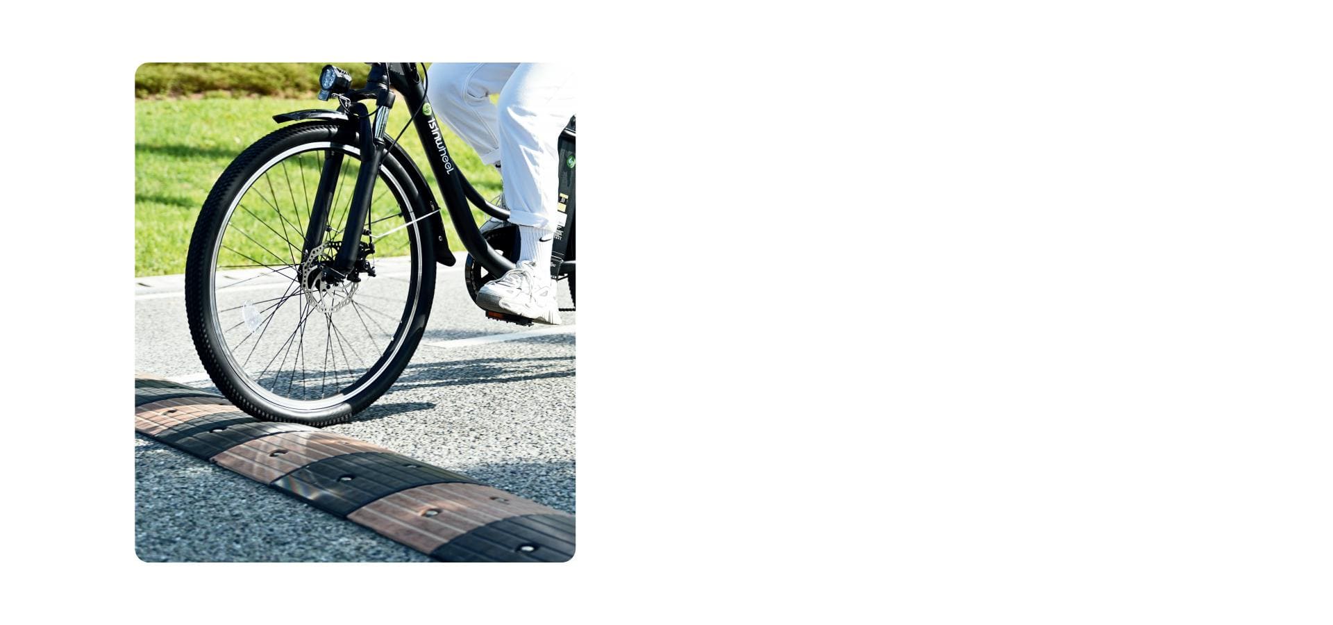 vélo électrique avec amortisseur de siège